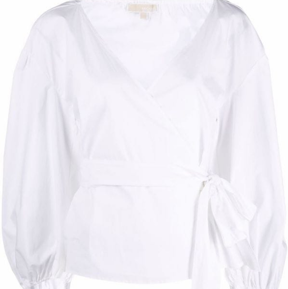 Michael Kors- wrap-around style blouse